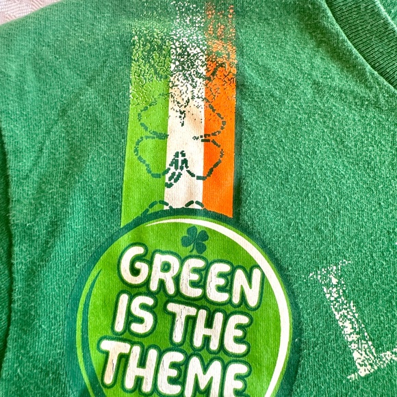 Lucky Shamrock St Patricks Day Graphic T Shirt Large Green - Picture 6 of 8